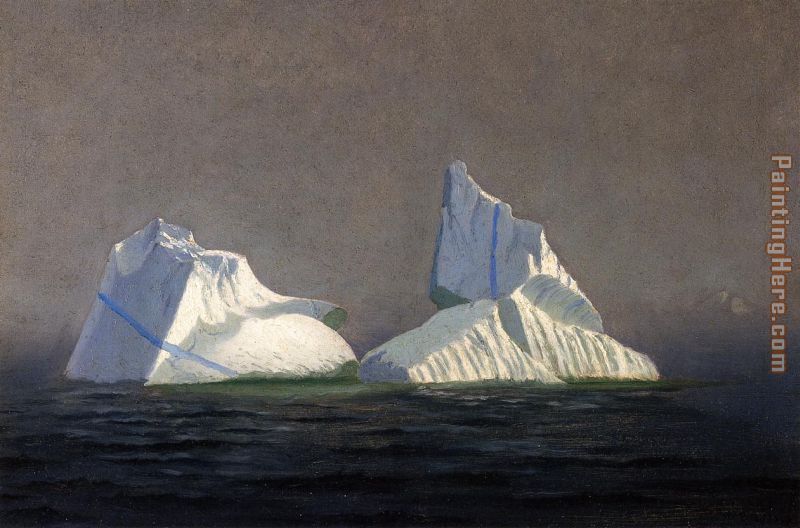 Icebergs 1 painting - William Bradford Icebergs 1 art painting